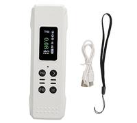 Nuclear Radiation Detector, High Sensitivity Geiger Counter with HD LCD Display, Sound Light Alarm White - Fast Reaction, Rechargeable Battery, Ideal for Home and Industrial Use (White)