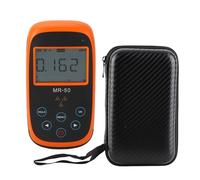 Nuclear Radiation Detector Professional Geiger Counter Radiation Dosimeter High Sensitivity Counting Tube Sensor Multiple Alarm Methods HD LCD Large Screen Display for Customs