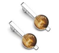 Nuclear Radiation Fashion Men's Tie Clips Silver Tack Pins Cufflinks Shirt Necktie Bar Pinch Suit Tie Accessories