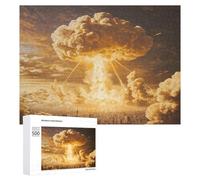 Nuclear Radiation Fun Wooden Picture Puzzle Creative Gift Wood Jigsaw for Adults And Family Game
