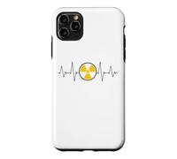 Nuclear Radiation Heartbeat EKG Pulse Line Radiation Warning Case for iPhone 11 Pro Max