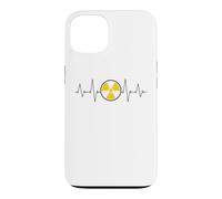 Nuclear Radiation Heartbeat EKG Pulse Line Radiation Warning Case for iPhone 13