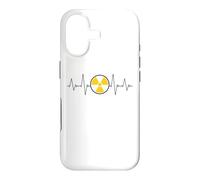 Nuclear Radiation Heartbeat EKG Pulse Line Radiation Warning Case for iPhone 17