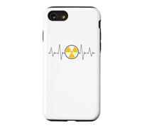 Nuclear Radiation Heartbeat EKG Pulse Line Radiation Warning Case for iPhone SE (2020) / 7/8