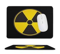 Nuclear Radiation Warning Sign Mouse Mat Pad 20x24/25x30cm Cute Mousepad Desktop Non-Slip Rubber Mousemat