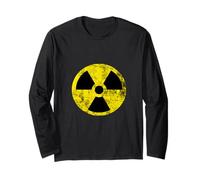 Nuclear Radiotion Hazard Warning Fallout Symbol Sign Caution Long Sleeve T-Shirt