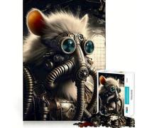 Nuclear Rat Jigsaw Puzzle 1000 Piece for Adults Logic Boost Toy Together Fun Premium Edge Stylish Gift (38x26cm)