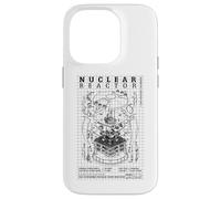 Nuclear Reactor Core Fission Power Physics Energy Diagram Case for iPhone 14 Pro