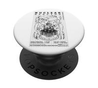 Nuclear Reactor Core Fission Power Physics Energy Diagram PopSockets Adhesive PopGrip