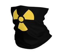 Nuclear Symbol Comfortable Half Face Scarf Stylish Face Shield Facial Shield For Yoga Climbing Running