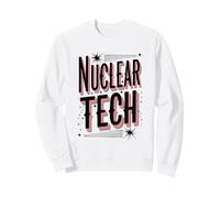 Nuclear Tech Heart Word Cloud Design Sweatshirt