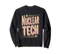 Nuclear Tech Heart Word Cloud Design Sweatshirt