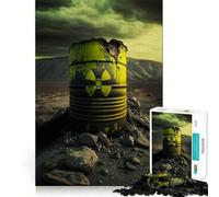 Nuclear Waste 1000 Piece Jigsaw Puzzles for Teenagers Jigsaw Memory Lift Light Relax Image Assembly (38x26cm)