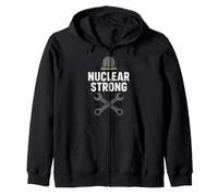 Nuclear Worker Atomic Energy Engineer Pride Reactor Crew Zip Hoodie