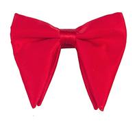 Nœud Papillon Surdimensionné en Satin de Soie Pour Homme Couleur Unie, LLHJUNUK, B- Rouge