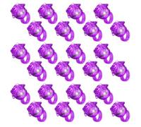 NUDALA 24 Pack Light Up Star Rings Glow in the Dark Party Flashing LED Jelly Finger Rings for July 4th,Halloween,Christmas,Concert,Goodie Bag Fillers,Raves, Plastic, Crystal