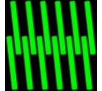NUDALA Glow Foam Sticks Bulk, 24 Pcs Green Giant LED Light Up Sticks Flashing Glowing Baton Wands Party Supplies for Wedding, Raves,Concert,Birthday,Christmas, Halloween,Sporting Events