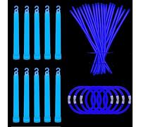 NUDALA Glow Sticks Bulk - 50pcs 8' Glow Sticks & Connectors, 10pcs Thick Bright Light Sticks For Various Occasions