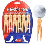 Nuddie Tees - Novelty Golf Tees, Funny Gag Novelty Present For Him For Golfers on Fathers Day, Christmas and Birthdays