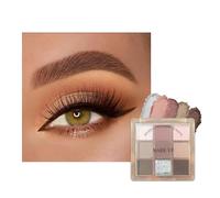 Nude Brown Eyeshadow Palette, Matte Shimmering Eye Shadow Palette, Gray Pink Eyeshadow MakeUp Palettes for Women, 9 Colour Natural Eyeshadows, Long Lasting Eye shadow for Women