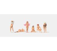 Merten 212527 Nude Female Swimmers Undressing (6) Figure Set HO