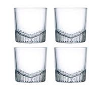 NUDE Glass Caldera Whisky Glass 9.25 oz - 3.25"W x 3.25"H Set of 4
