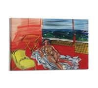 Nude In The Studio De Vence by Raoul Dufy Painting Art Poster Canvas Room Aesthetic Wall Art Prints Home Modern Decor 08x12inch(20x30cm)