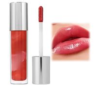 Nude Lip Gloss,Moisturizing Glossy Lip Oil Tinted,Plumping Lip Gloss Nude,Lip Tint Balm,Mirror Shimmer Lipstick Lip Gloss,Glitter Shine Liquid Lipstick,Tinted Lip Balm,Moisturising Glossy Lipgloss(05)