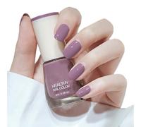 Nude Nail Polish, Nude Quick Dry Nail Varnish - Oil Based Natural Long Lasting Nail Polish - No Need Uv Nail Paint For Diy Nail Art Manicure At Home -French Manicure (25#Light Purple)