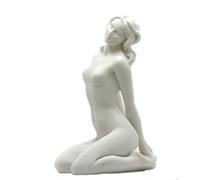 Nude Naked Woman Sexy Female Erotic Art Alabaster Figure Statue Sculpture 7.87 inches