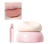 Nude Pink Jelly Pocket Lip Jam,Jelly Lip Gloss,Tinted Moisturizing L/ip Balm,Long Lasting L/ip Makeup for Women,Hydrating Glossy Je/lly Li/p Color,Nourishing Lipgloss,Glossy Li/p Balm,Lipgloss 04