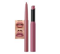 Nude Pink Lipstick Lip Liner Set, Natural Grey Pink Lipliner Lip Pen Kit, Silky Smooth Matte Long Lasting Waterproof Highly Pigmented Full-Coverage Lip Stain Colour Makeup Kit Gift for Women