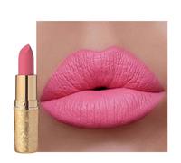 Nude Pink Matte Lipstick, Bright Pink Lip Stick for Women, Hot Color Smooth Full-Coverage Moisturizing Lipsticks, Waterproof Non-sticky Lips Tinted, Long Lasting Lip Balm Gift for Lady