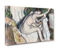 Nude Woman Vol.1 By Edgar Degas Canvas Print | Gallery Wrapped 30mm Frame Wall Art | 30x20 inches | Ready to Hang | Impressionist People Picture | Living Room Bedroom Lounge Office