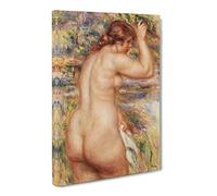 Nude Woman Vol.1 By Pierre Auguste Renoir Canvas Print | Gallery Wrapped 30mm Frame Wall Art | 30x20 inches | Ready to Hang | Impressionist People Picture | Living Room Bedroom Lounge Office