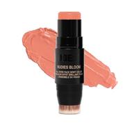 NUDESTIX Nudies Bloom Dewy Blush Stick Sweet Peach Peony 7g - Dewy Cream Blush for Cheeks, Eyes & Lips - Glass Skin Glow, Buildable Colour, Neutral Soft Peach