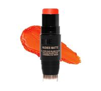 NUDESTIX Nudies Matte Blush Stick Picante 7g - Bright Orange Matte Cream Blush for Cheeks, Eyes & Lips - Soft Focus Finish, Longwear, Warm Fresh Orange