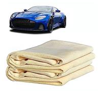 NUDFSY 2PCS Chamois Leather Car Drying Towels, 40 x 30 cm Shammy Cleaning Cloths for Car Mirror Window