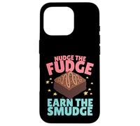 Nudge The Fudge Earn The Smudge - Funny Rude Case for iPhone 16 Pro
