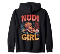Nudibranch Aquarium Biologist Invertebrates Sea Slug Zip Hoodie