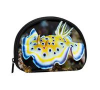 Nudibranch Red SeaSmall Makeup Sanitary Napkin Storage Bag,Women's Cosmetic Coin Purse
