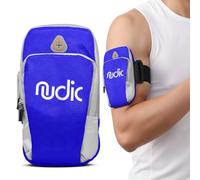 Nudic Running Armband - Secure Waterproof Bounce-Free running Phone Holder for iPhone 17 16 15 Pro Max & Samsung S25 Ultra | Adjustable Workout Pouch for Gym & Outdoor Sports | Fits Phones up to 6.9"