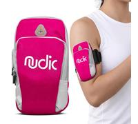 Nudic Running Armband - Secure Waterproof Bounce-Free running Phone Holder for iPhone 17 16 15 Pro Max & Samsung S25 Ultra | Adjustable Workout Pouch for Gym & Outdoor Sports | Fits Phones up to 6.9"