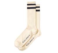 Nudie Jeans Amundsson Sport Socks - Off White/Navy Off White/Navy ONE SIZE