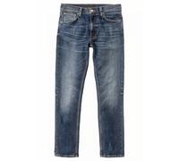 Nudie Jeans Co Lean Dean Blue Shelter size W25L32 | Straight Jeans Outlet | Men | Blue W25L32