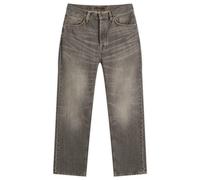 Nudie Jeans Co Men's Rad Rufus Straight Leg Jeans Grey Crosshatch
