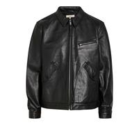 Nudie Jeans Leather Biker Jacket - Black - M