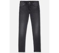 Nudie Jeans Mens Black Blizzard Tight Terry Jean