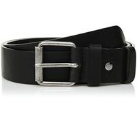 Nudie Jeans Unisex-Adult's Pedersson Leather Belt, Black, 100 cm
