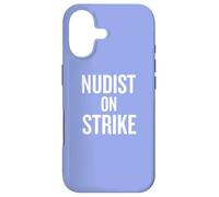 Nudist On Strike Holiday Humor for Christmas Case for iPhone 17
